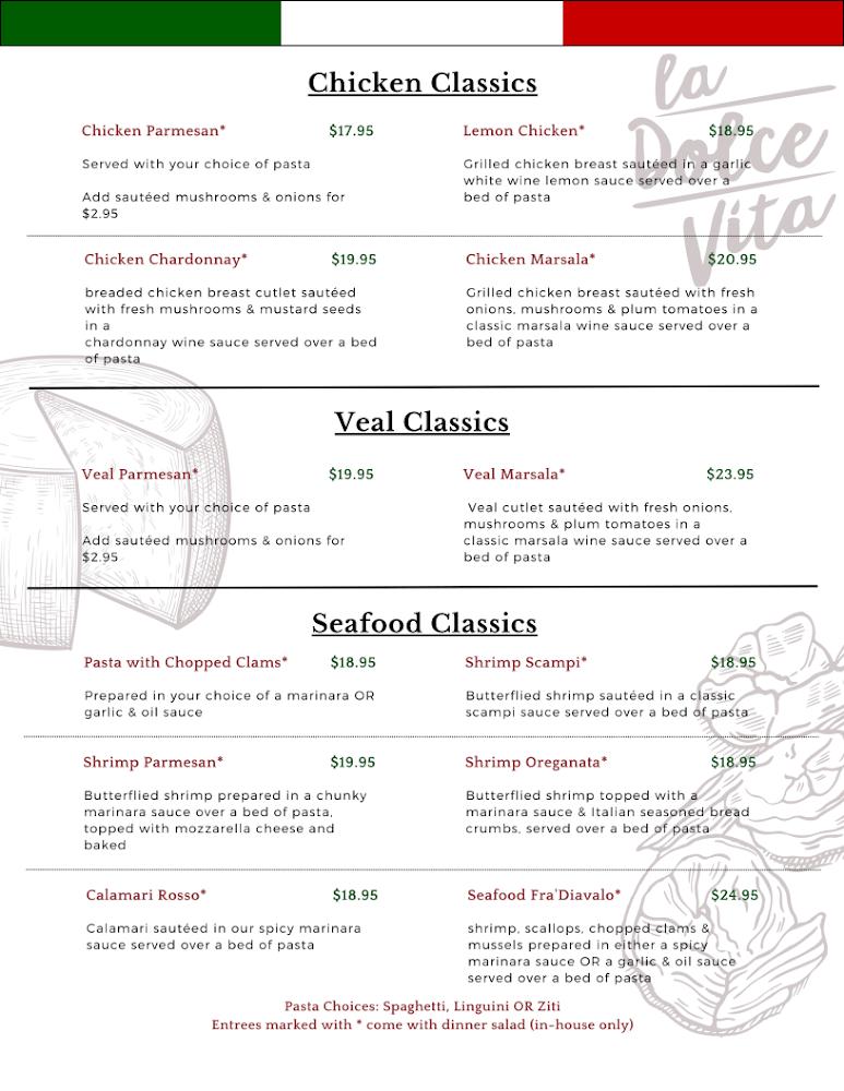 Mama Maria's Ristorante & Pizzeria Menu image 2